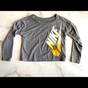 Nike long sleeve kids- cropped